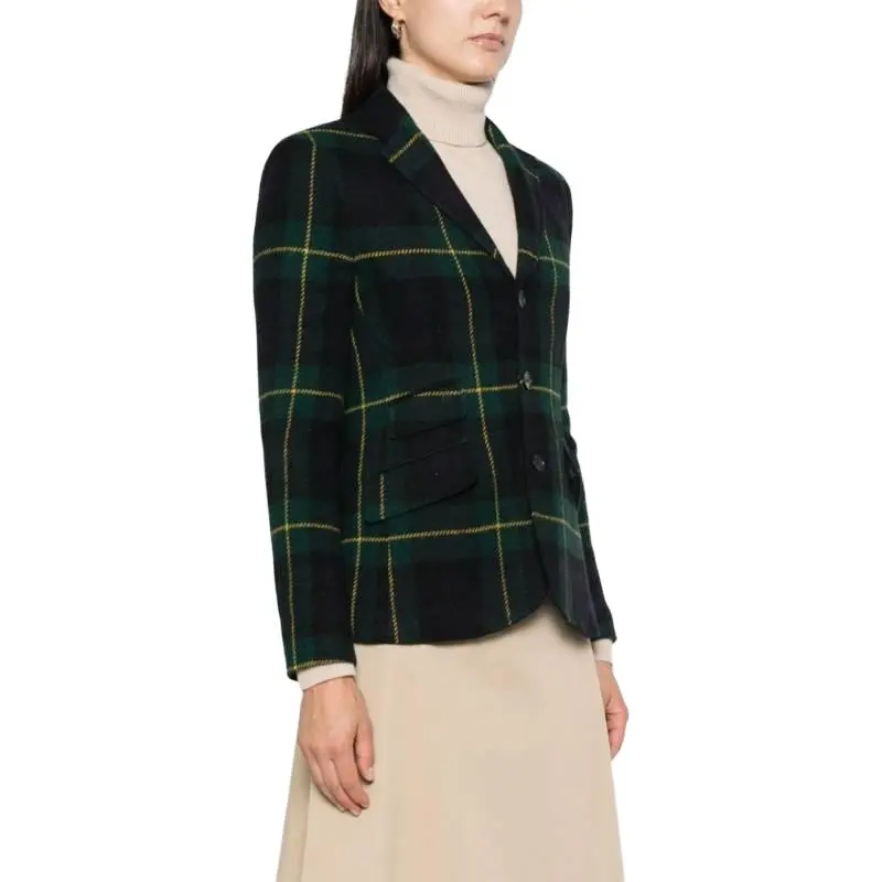 Polo Ralph Lauren Single Breasted Checked Blazer-2