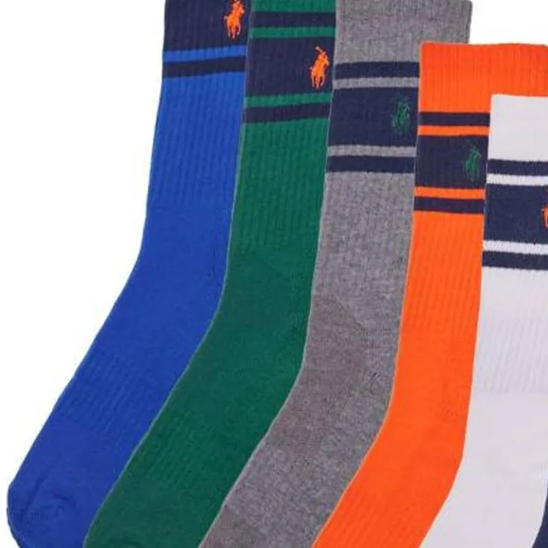 Polo Ralph Lauren Mid-Calf Socks Unisex 6 Pack-1
