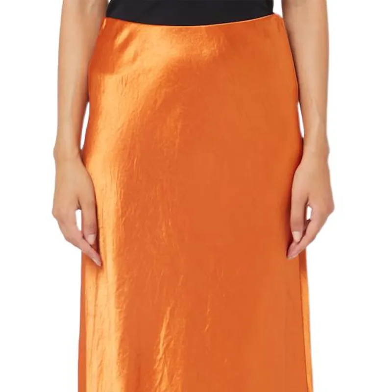 MaxMara Casual Long Skirts Women's Orange-4