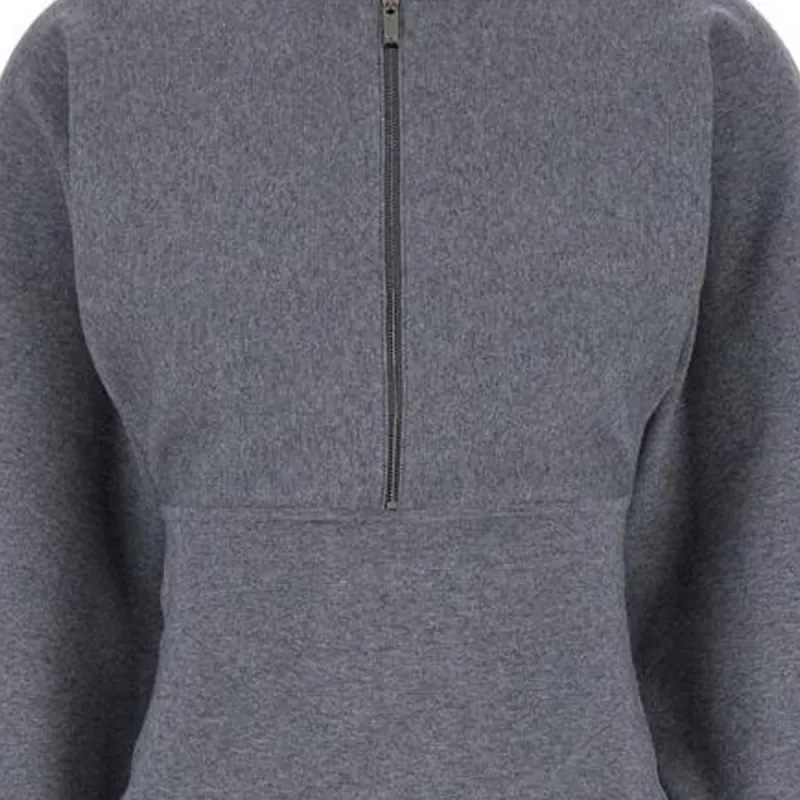 MaxMara Studio Zip Detailed Crewneck Long Sleeved Dress-2