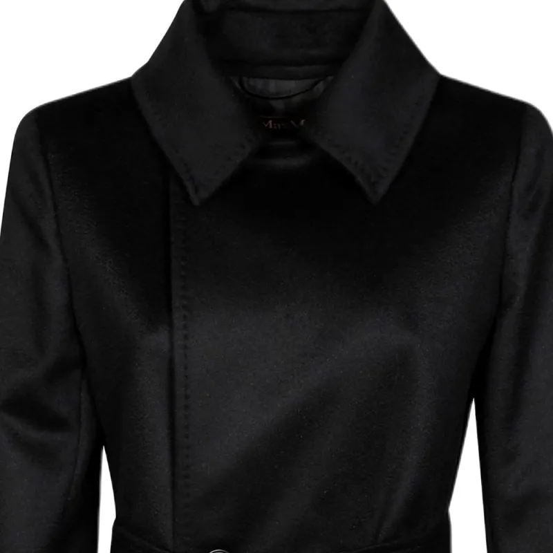 MaxMara Studio Trench Coat Women's Black-3