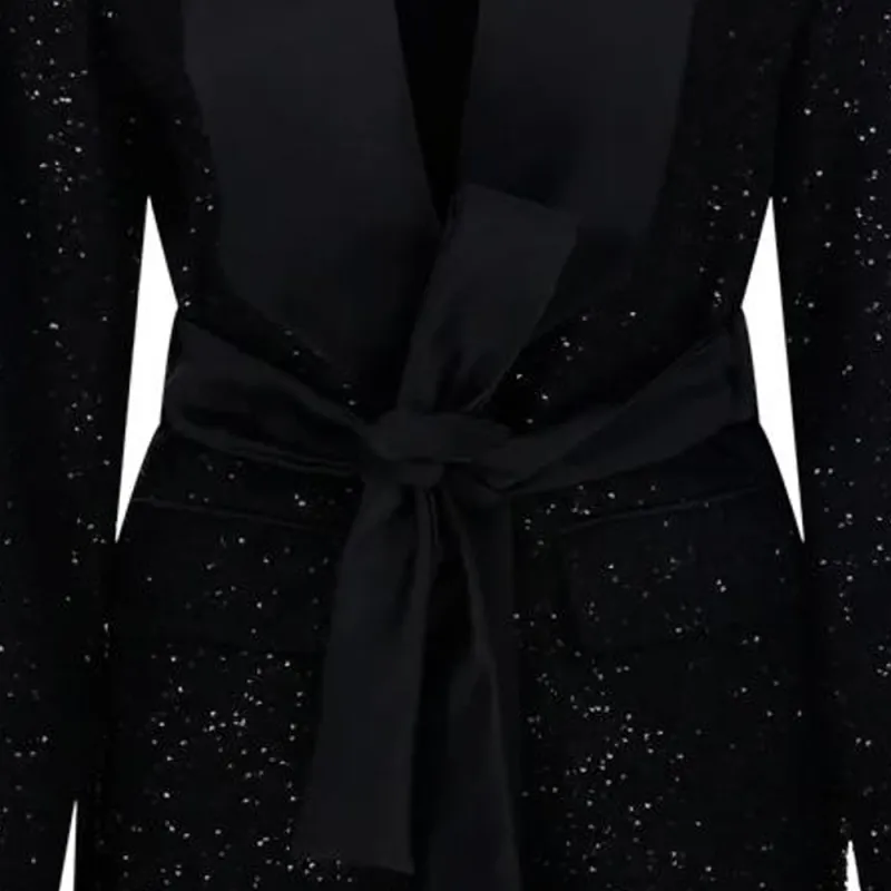 MaxMara Embellished Belted Jacket-4