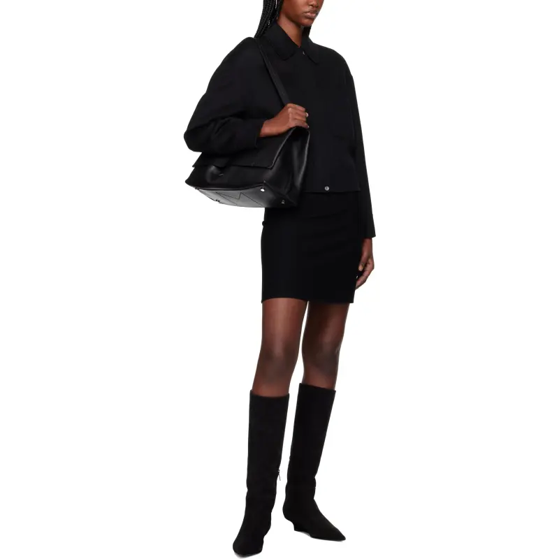 MaxMara Casual Short Skirts Women's Black-3