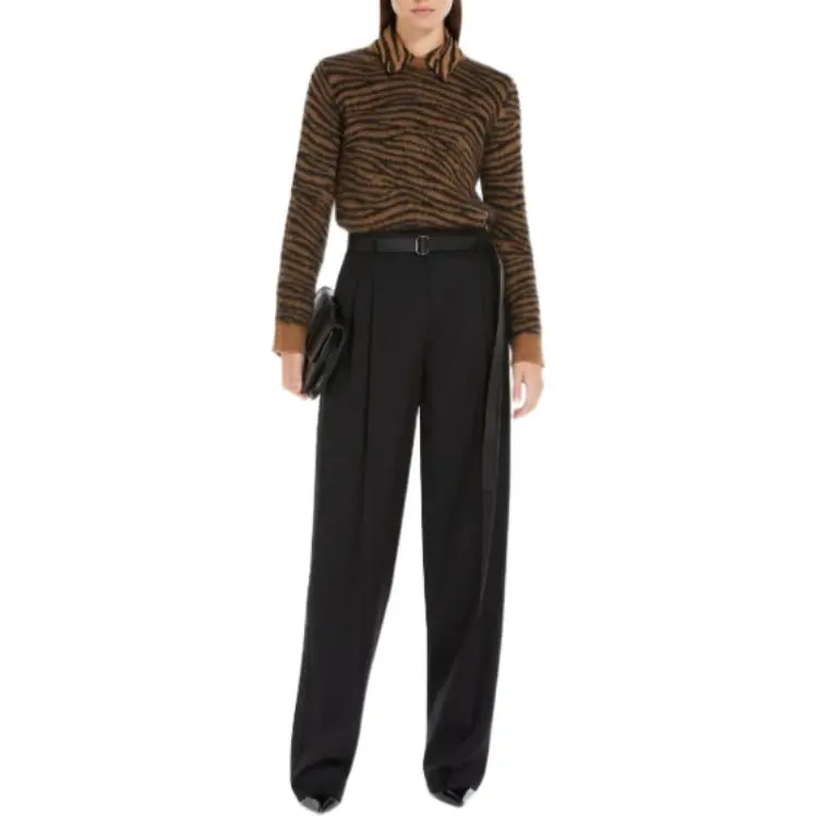 MaxMara Studio Casual Pants Women's Black-1
