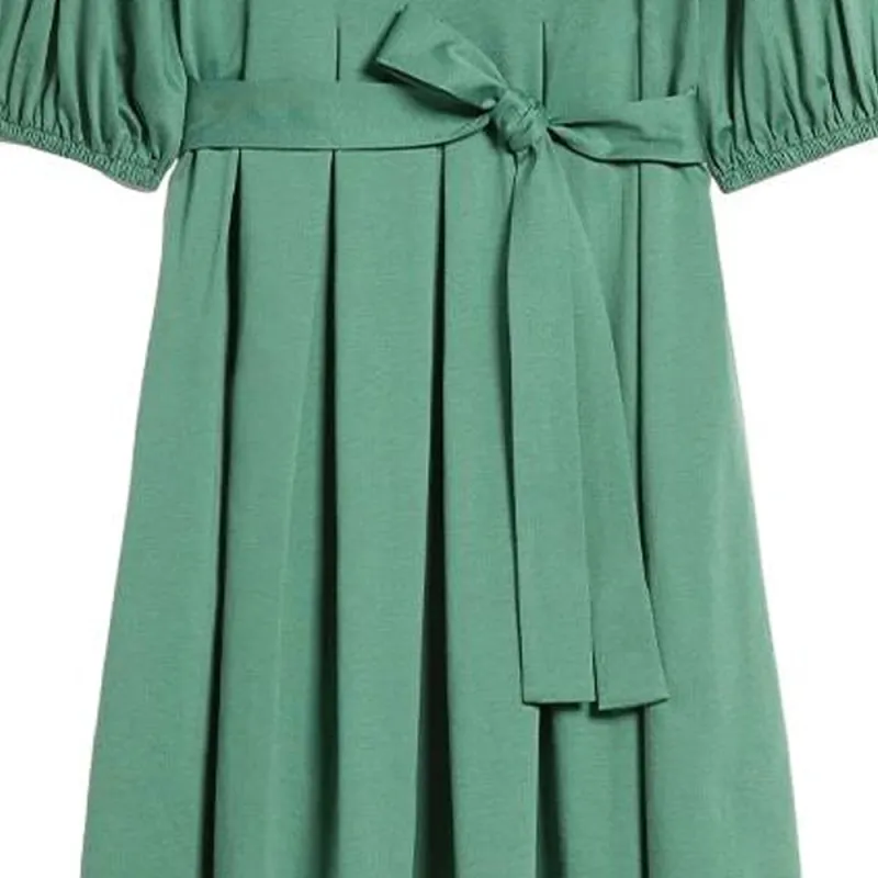 WEEKEND MaxMara Short Sleeved Dresses Women's Grass Green-3