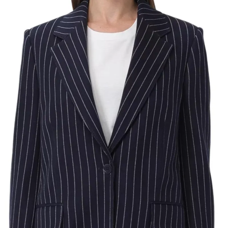 MaxMara Striped Single Breasted Jaclet-3