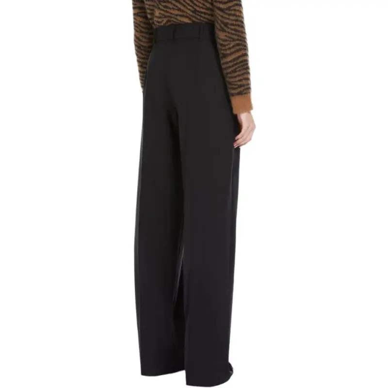 MaxMara Studio Casual Pants Women's Black-3