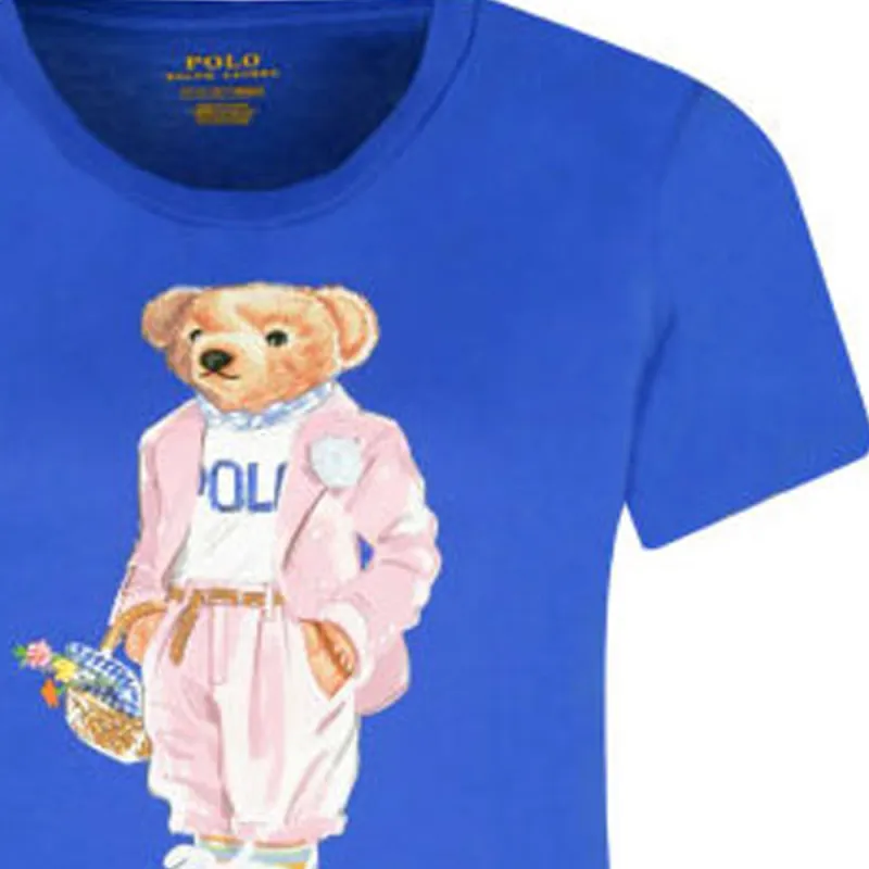 Polo Ralph Lauren T Shirts Women's Blue-4