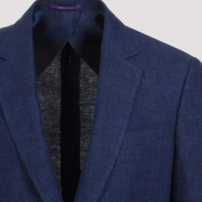 Polo Ralph Lauren Purple Label Single-Breasted Straight Hem Blazer-2