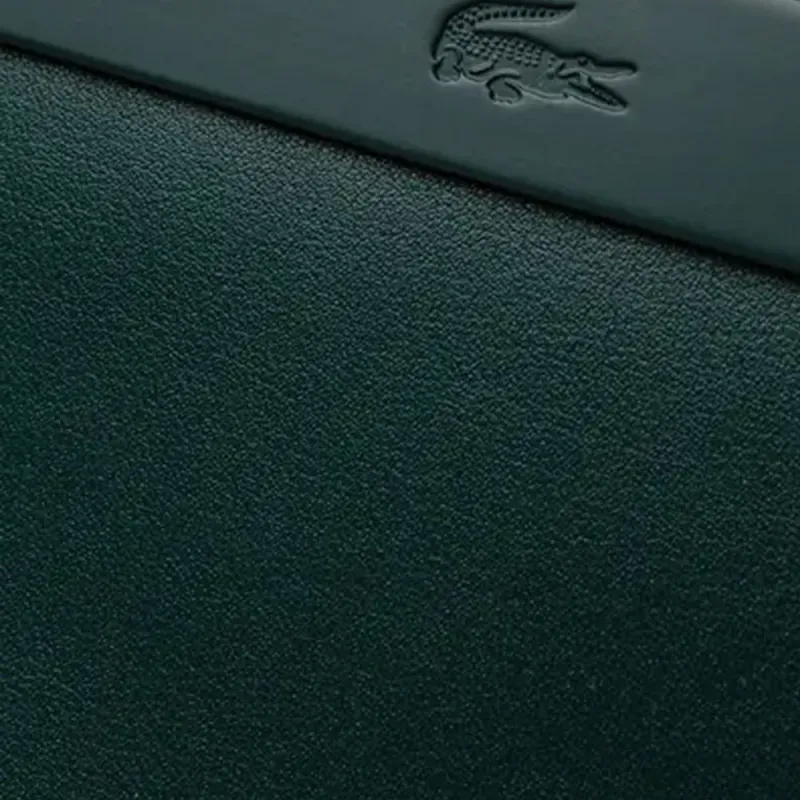 LACOSTE Leather Tote Bag, Shopping Bag, Shoulder Bag, Handbag Tubas Unisex Green-3