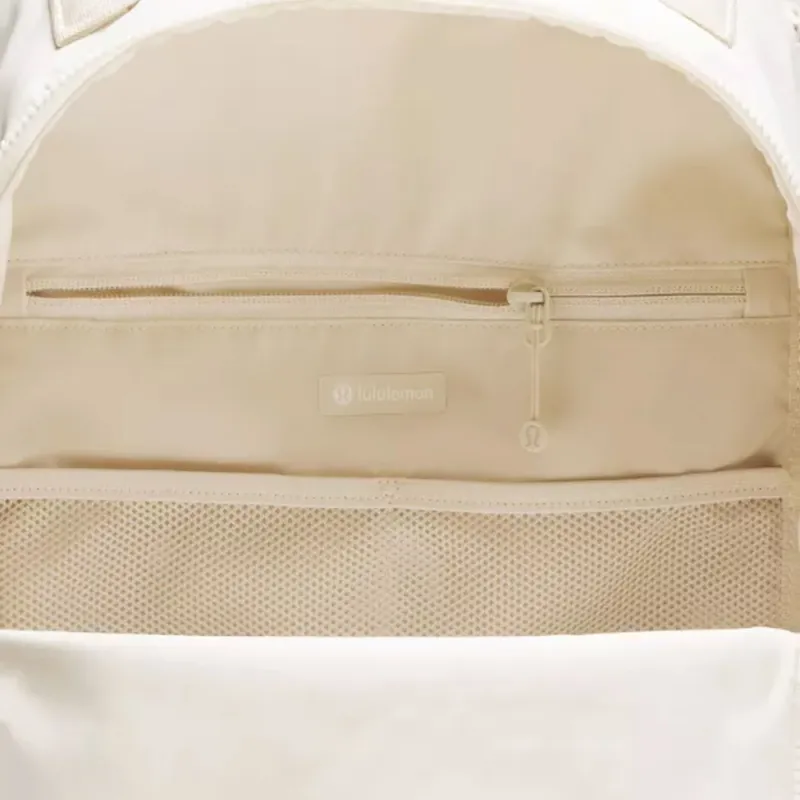 Lululemon Recycled Nylon Backpack Regular Unisex Ivory White-2