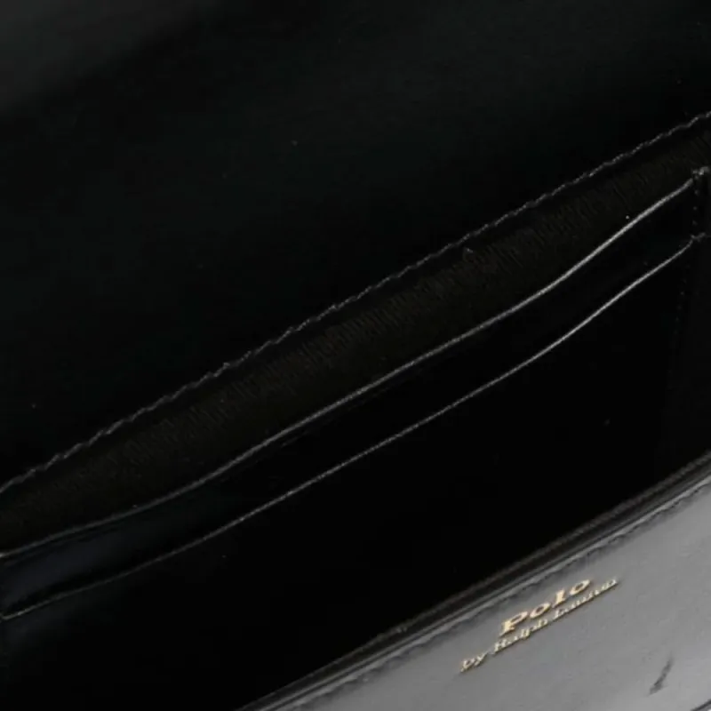 Ralph Lauren Logo plaque Leather Crossbody Bag-2