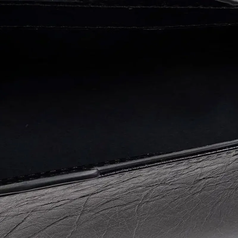 The Attico Leather Clutch Women's Black-3
