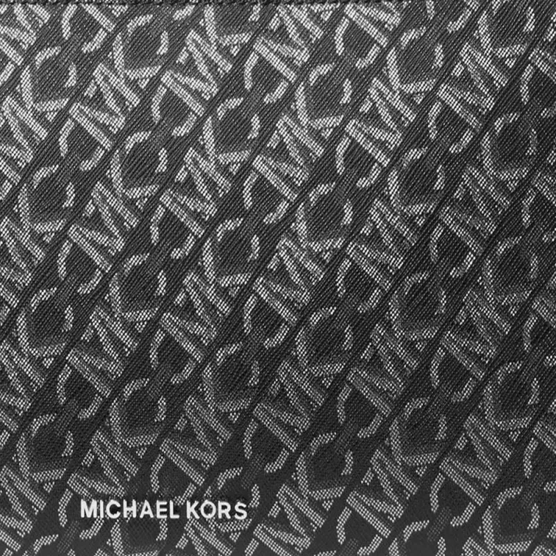 MICHAEL KORS Empire Artificial Leather Shoulder Bag Medium Size Women's Gray Black-2