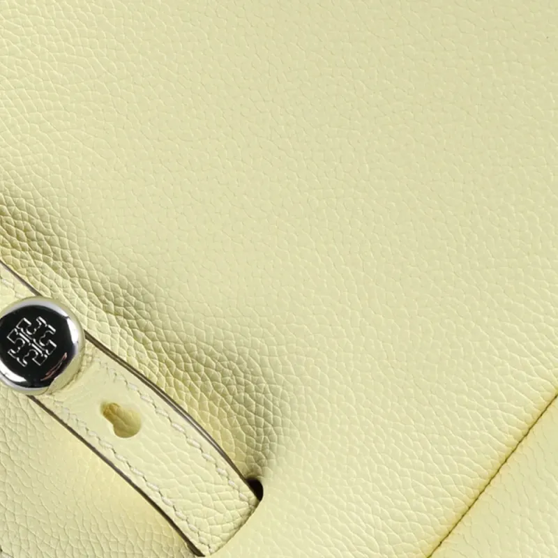TORY BURCH Romy Cow Leather Shoulder Bag, Crossbody Bag Trumpets Women's Lemon-2