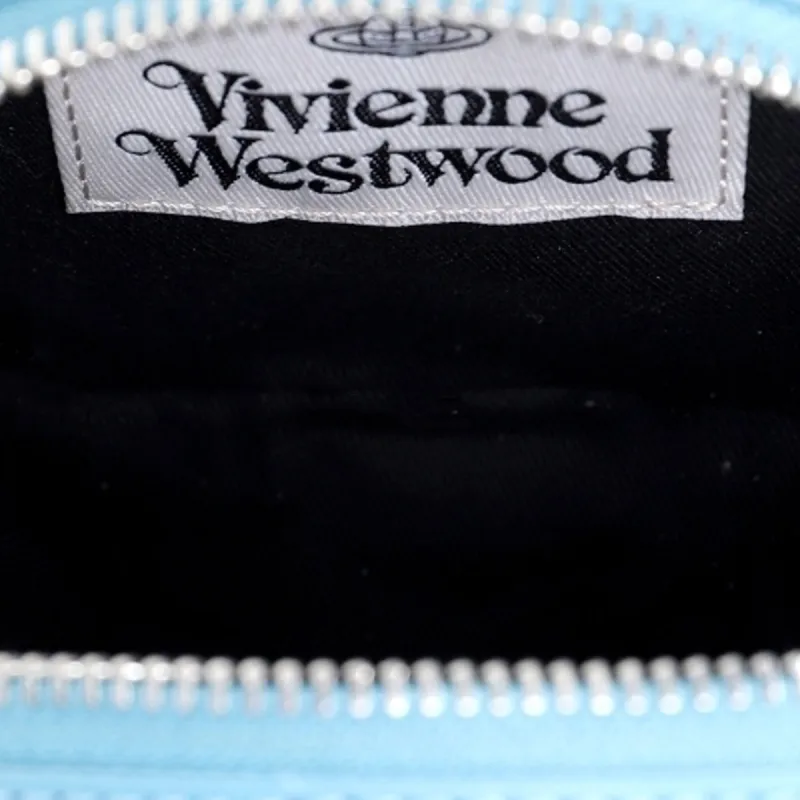 Vivienne Westwood Sheepskin Crossbody Bag Mini Women's Blue-2