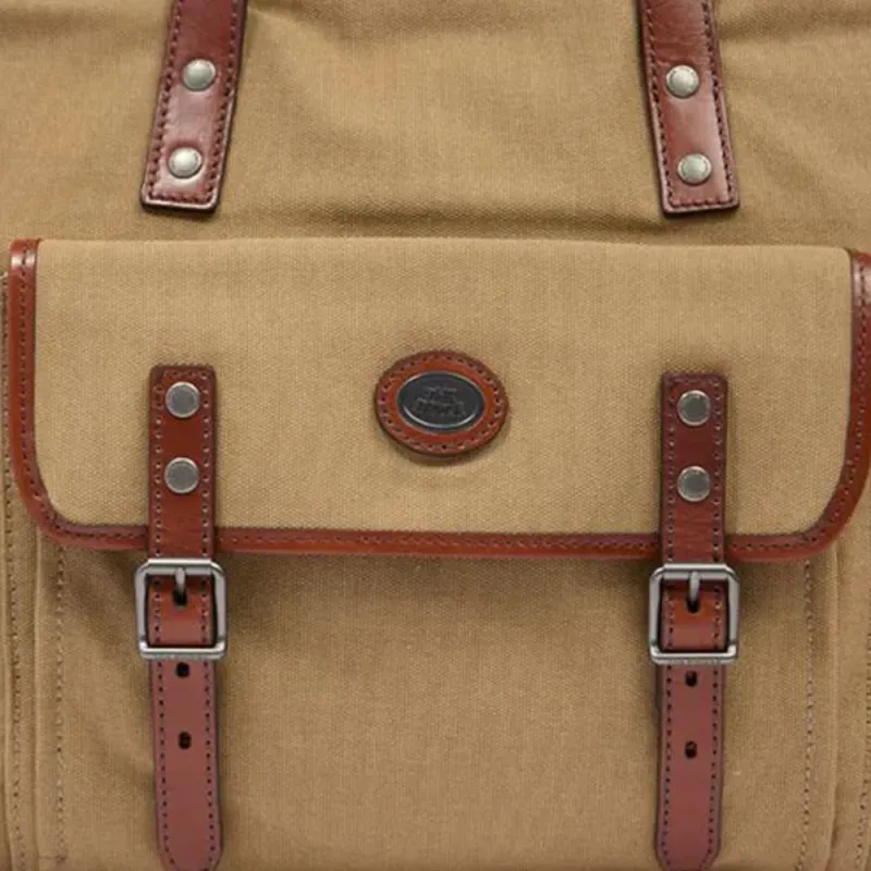 THE BRIDGE Recycled Cotton Briefcase Regular Women's Brown-4