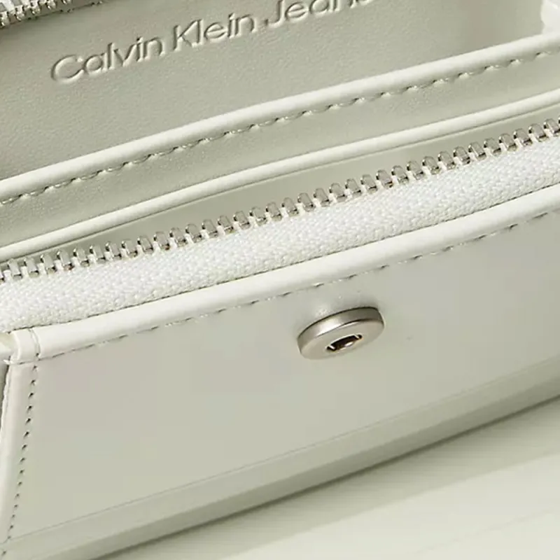 CALVIN KLEIN Polyurethane Wallet Women's Sky Gray-3