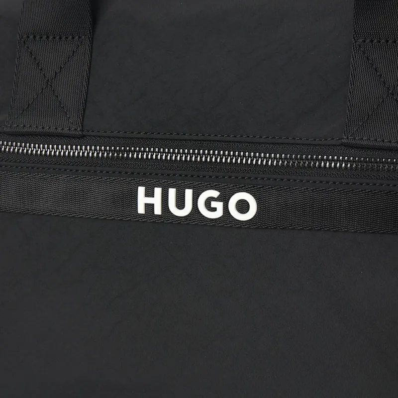 HUGO BOSS PU Travel Bag Men's Black-7