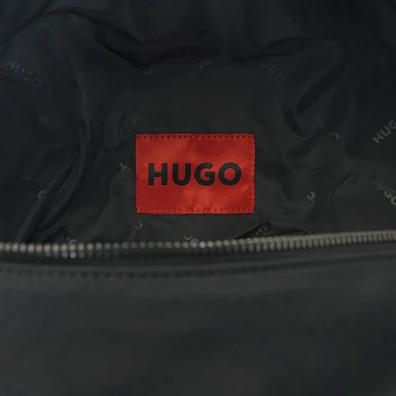 HUGO BOSS PU Travel Bag Men's Black-6