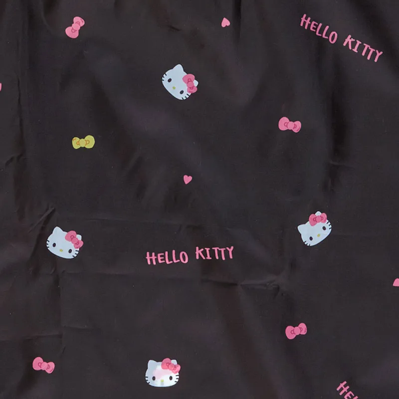 Sanrio Hello Kitty Polyester Tote Bag, Shopping Bag, Handbag Medium Size Women's Black-4