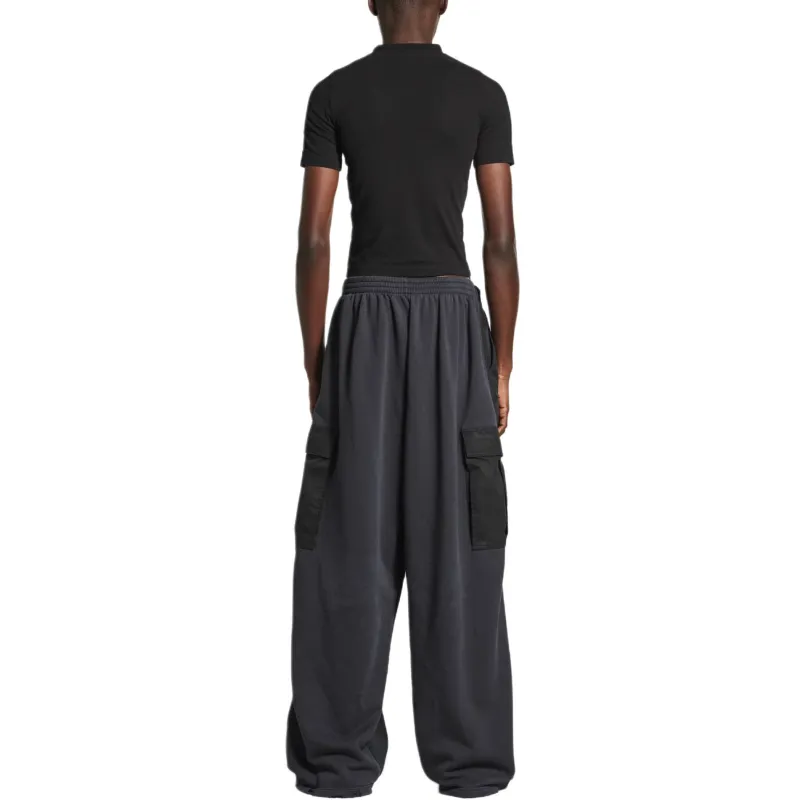 Balenciaga Cargo Pants Loose Fit Men's Black-3