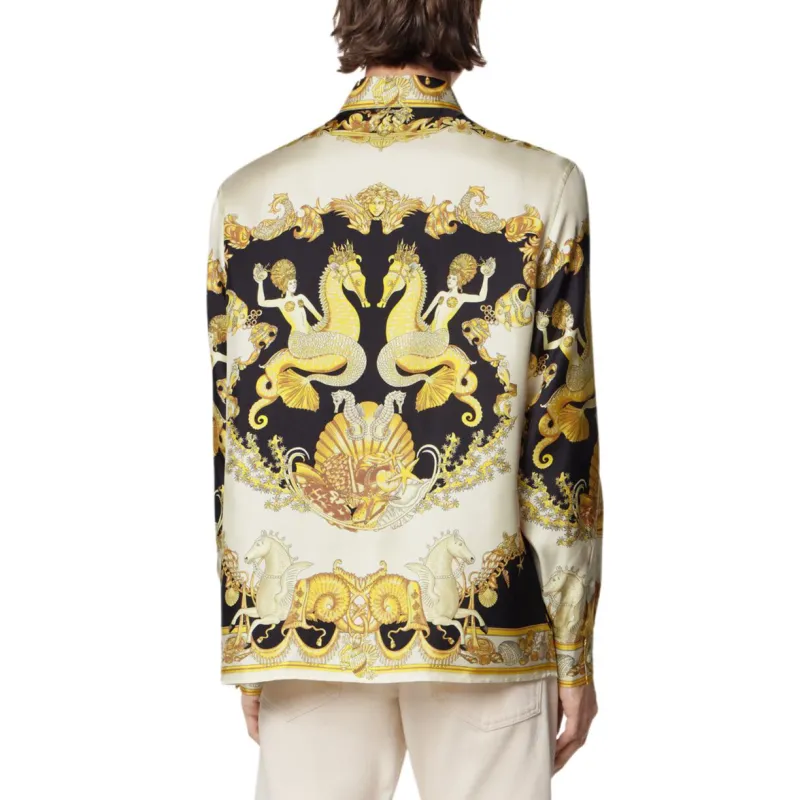 VERSACE Coral Theatre Silk Shirt-3