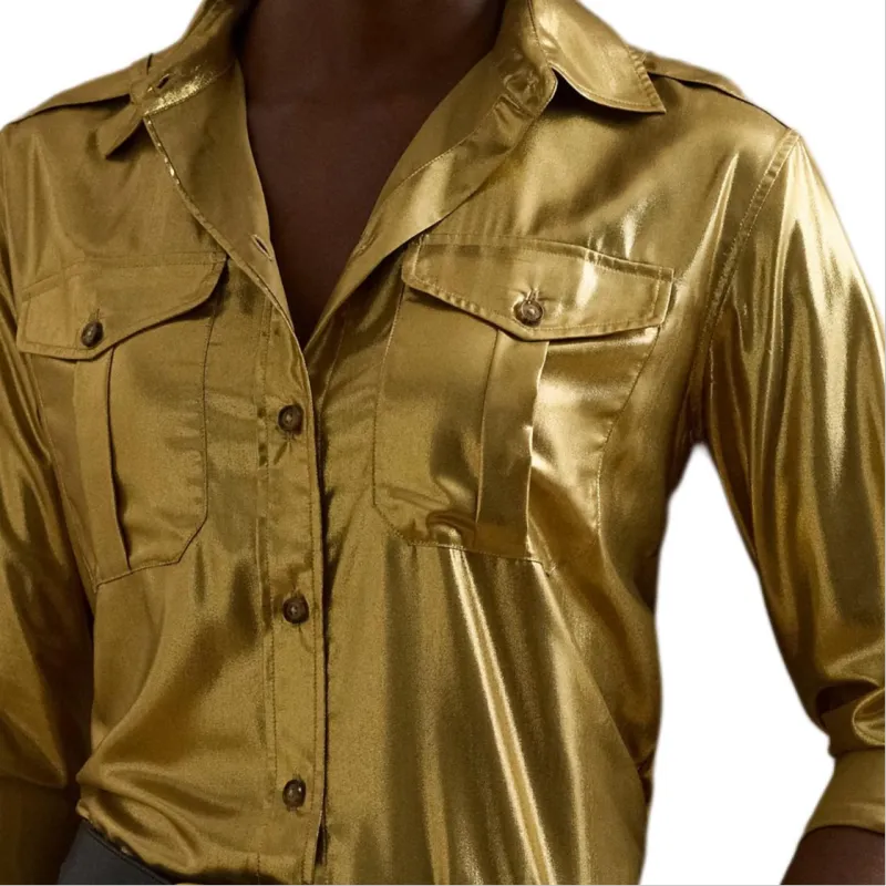 LAUREN RALPH LAUREN Shirt Women's Gold-4