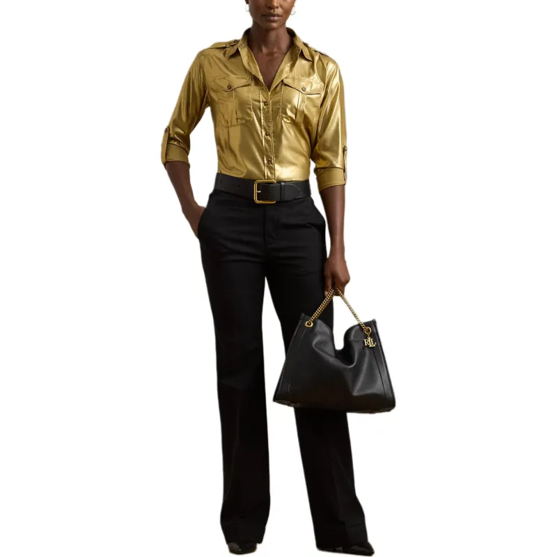 LAUREN RALPH LAUREN Shirt Women's Gold-1