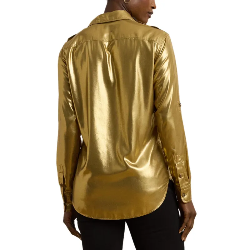 LAUREN RALPH LAUREN Shirt Women's Gold-3