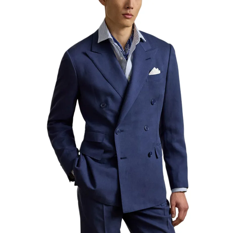 Ralph Lauren Purple Label Business Suit Coat Men's Blue-2
