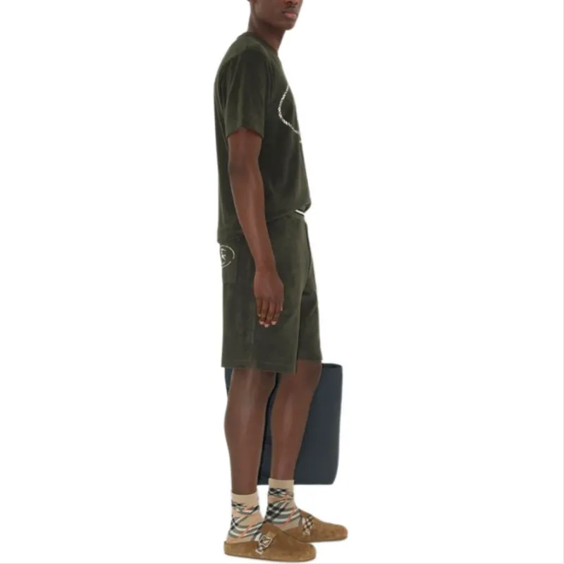 Burberry SS25 Casual Shorts Men's Green-3