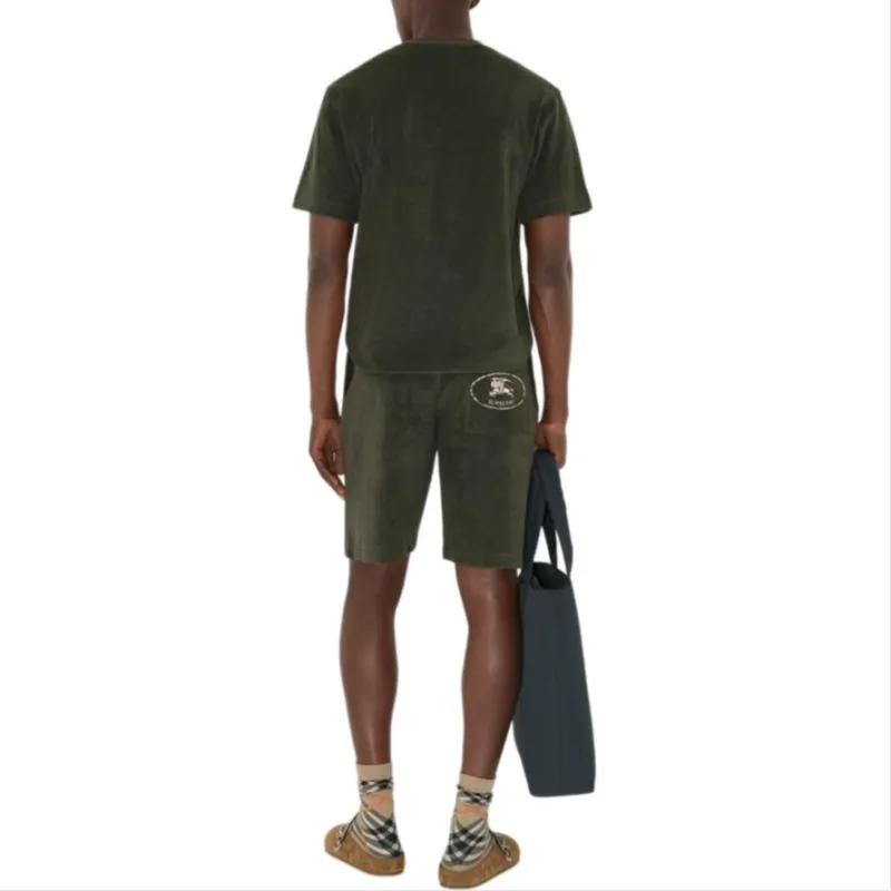 Burberry SS25 Casual Shorts Men's Green-2