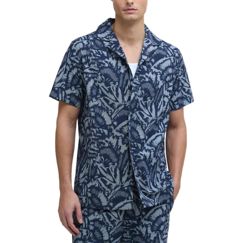 BARBOUR Shirt Men's Marine Blue-2