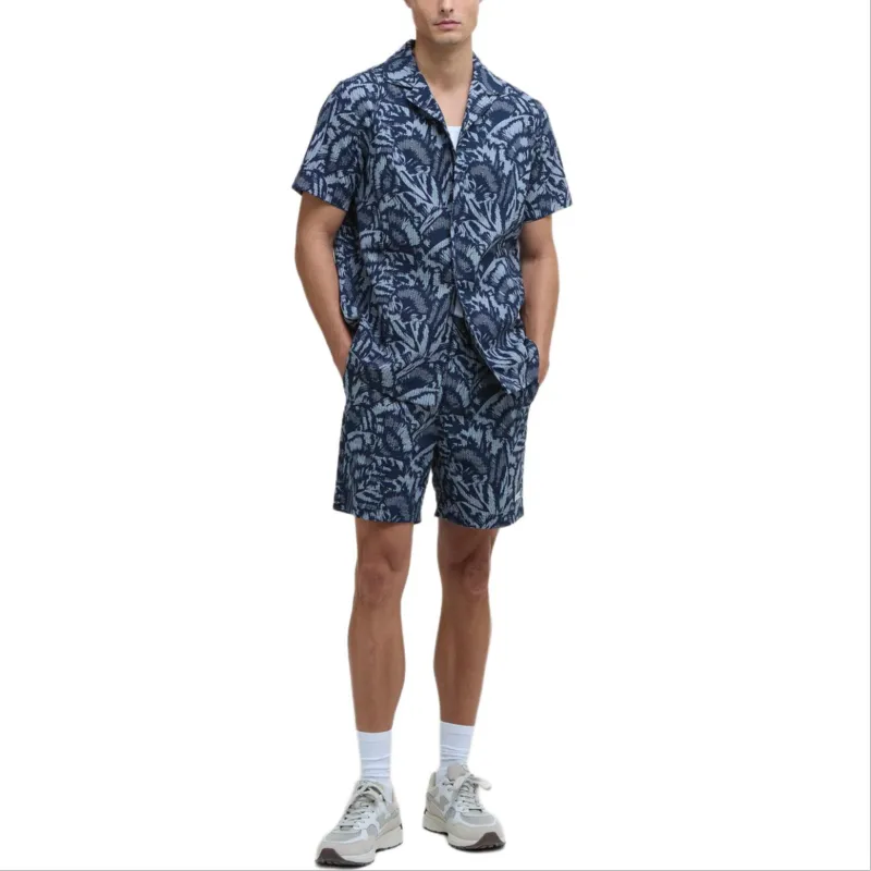 BARBOUR Shirt Men's Marine Blue-1