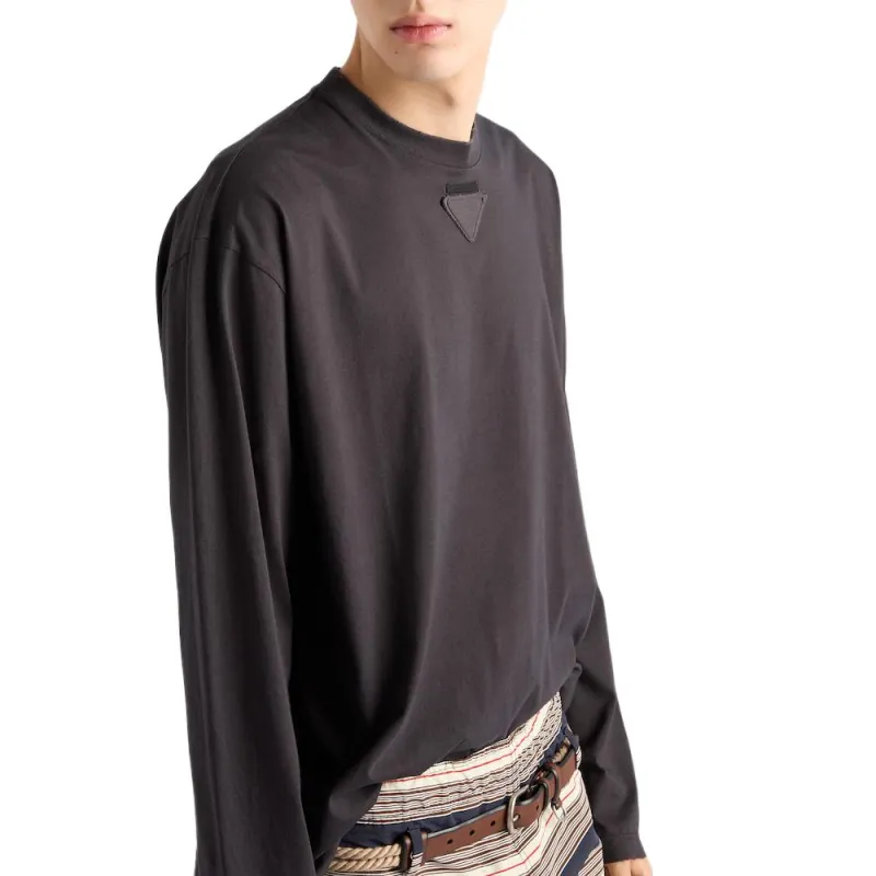 PRADA T Shirts Men Black-3