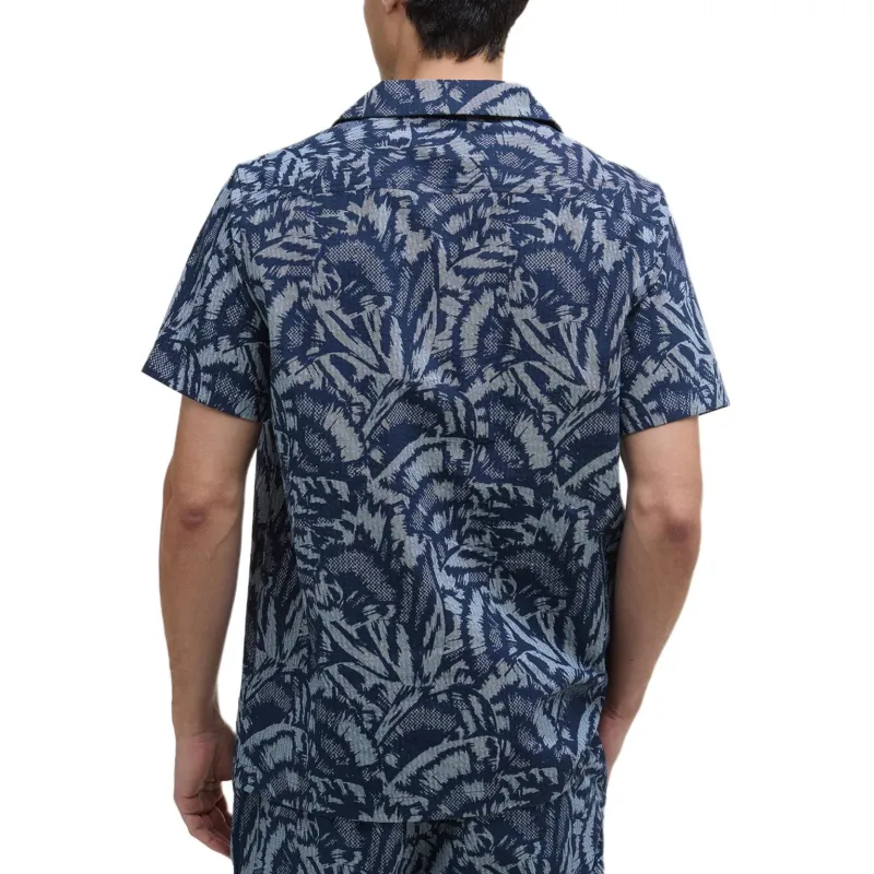 BARBOUR Shirt Men's Marine Blue-3