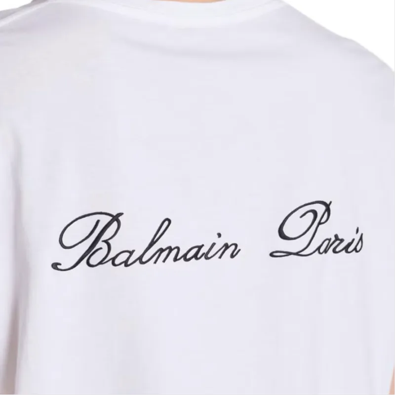 BALMAIN Cotton T shirt-7