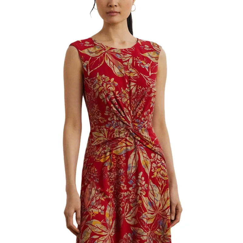 LAUREN RALPH LAUREN Sleeveless Dress Women's Red-3