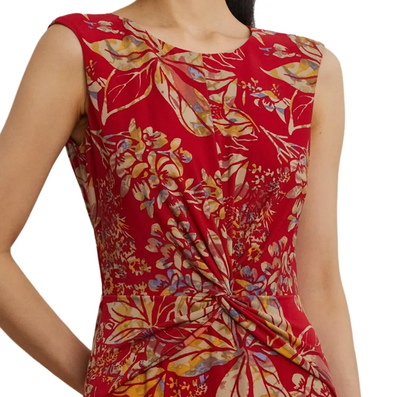 LAUREN RALPH LAUREN Sleeveless Dress Women's Red-4