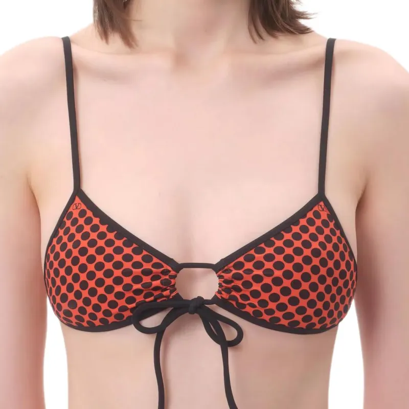 Valentino SS25 Bikini Women's Red Black-4