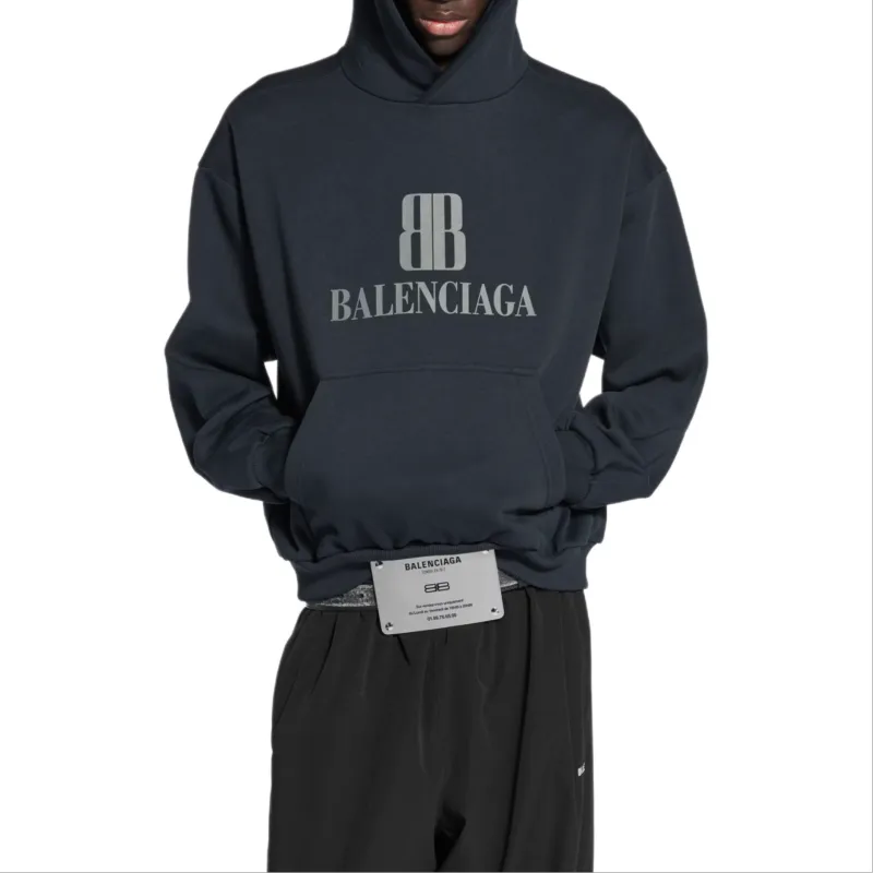 Balenciaga Sweatshirt Regular Fit Men's Black-2