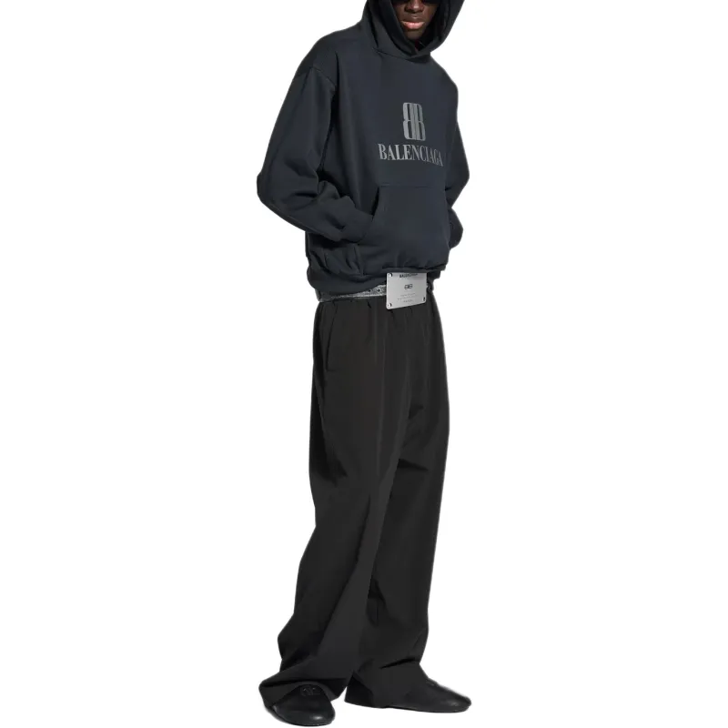 Balenciaga Sweatshirt Regular Fit Men's Black-4