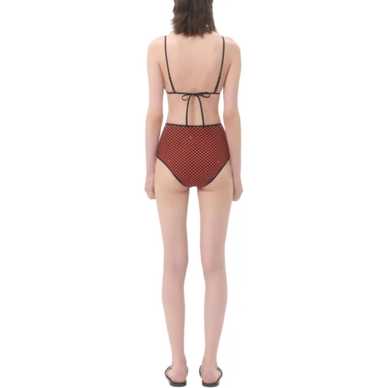 Valentino SS25 Bikini Women's Red Black-3