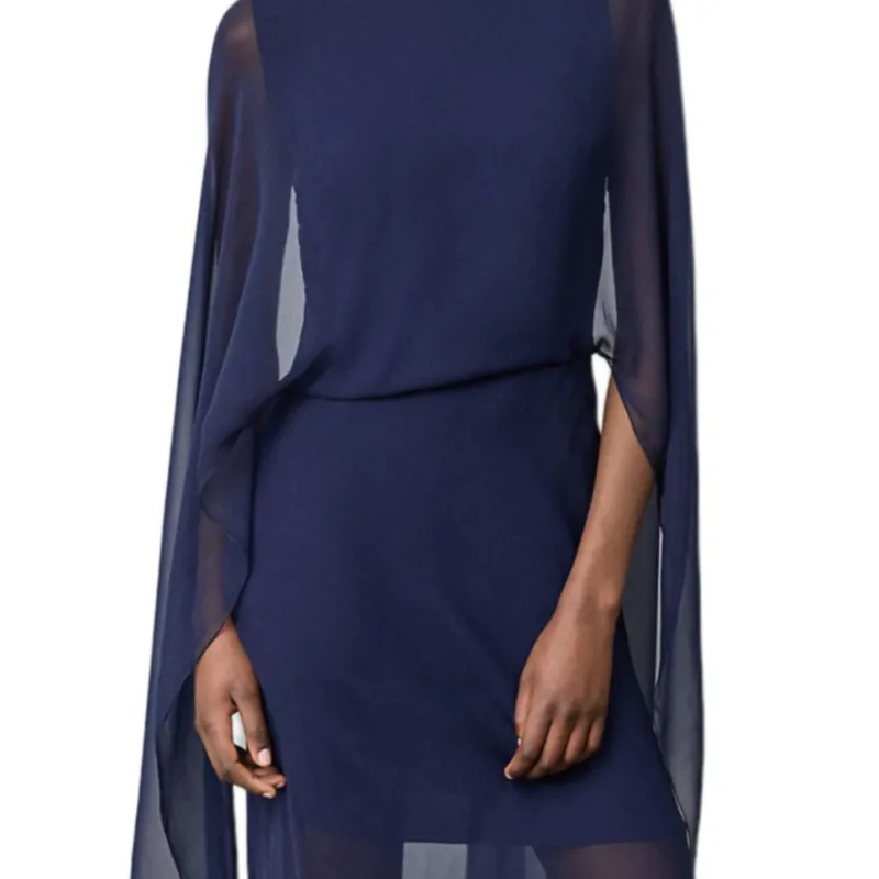 Ralph Lauren Collection Sheer Cape Evening Gown-4