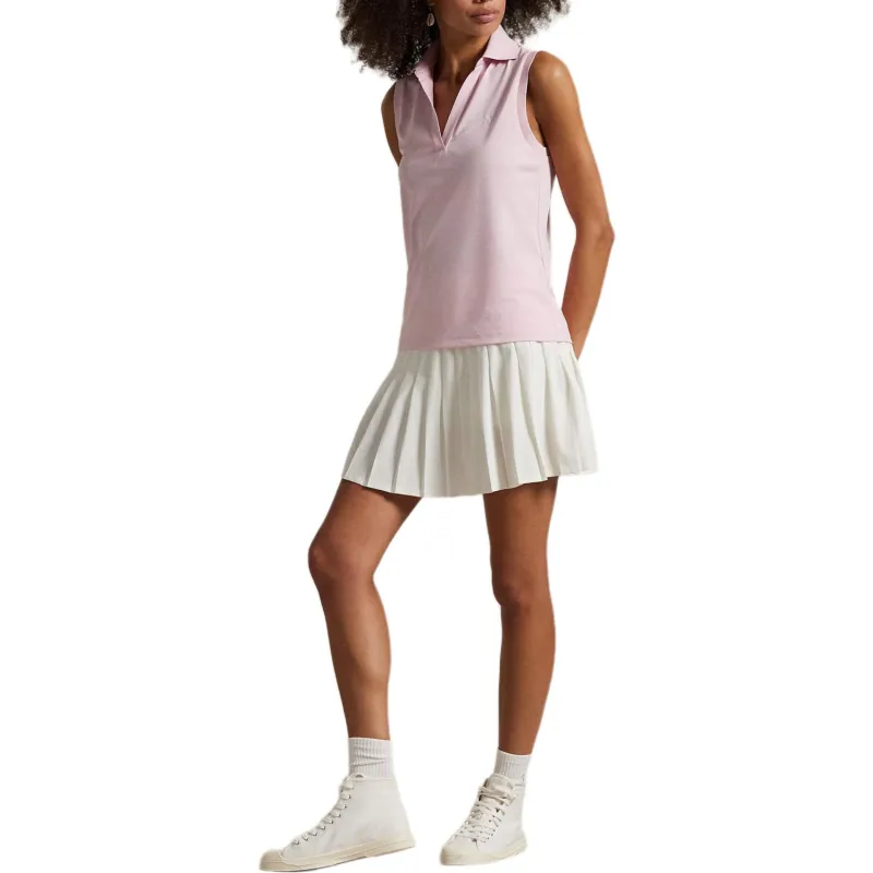 DOUBLE RL Polo Shirt Women's Pink-3