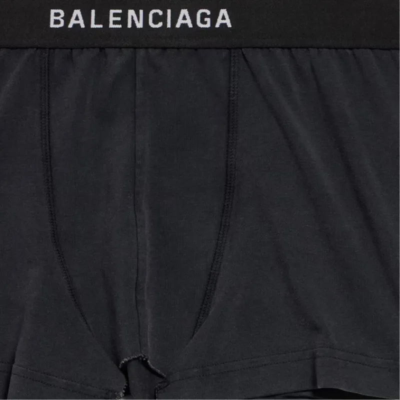 Balenciaga FW25 Casual Short Skirts Regular Fit Women's Black-6
