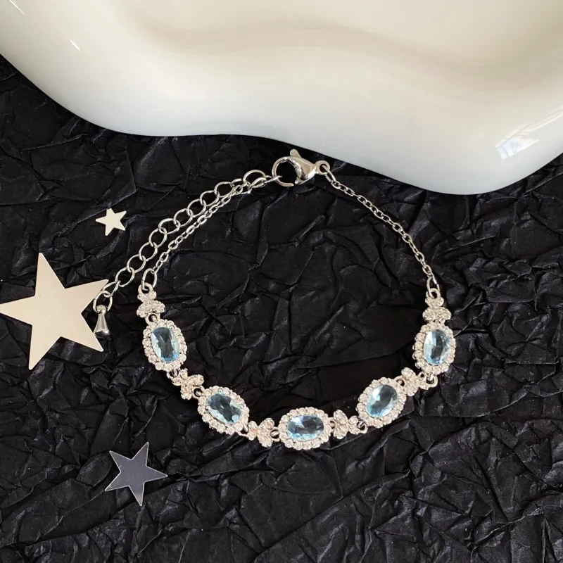 Barbie Copper Bracelets Women's Blue-22