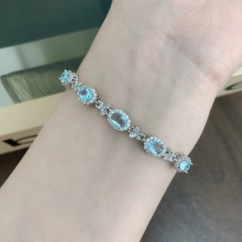 Barbie Copper Bracelets Women's Blue-23