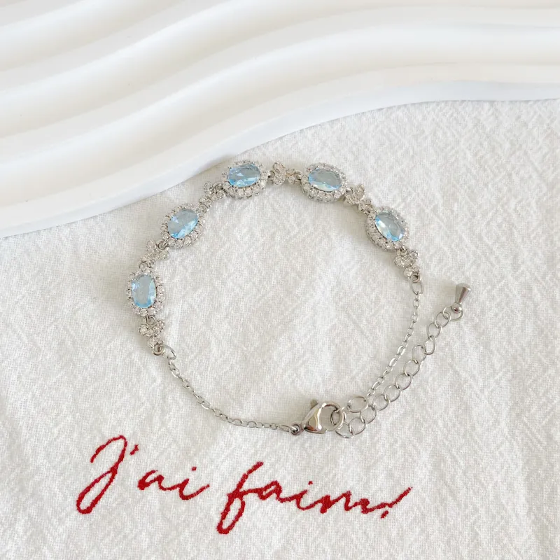 Barbie Copper Bracelets Women's Blue-25